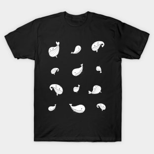 Cute whale pattern T-Shirt